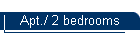Apt./ 2 bedrooms